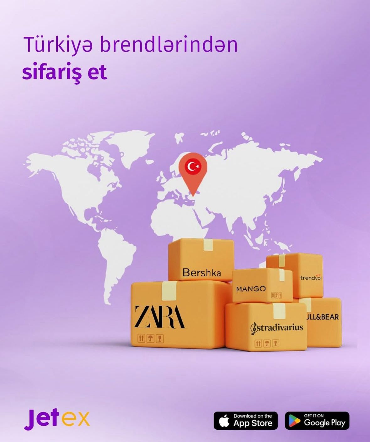 Türkiyədən sifariş et, sürəti hiss et.