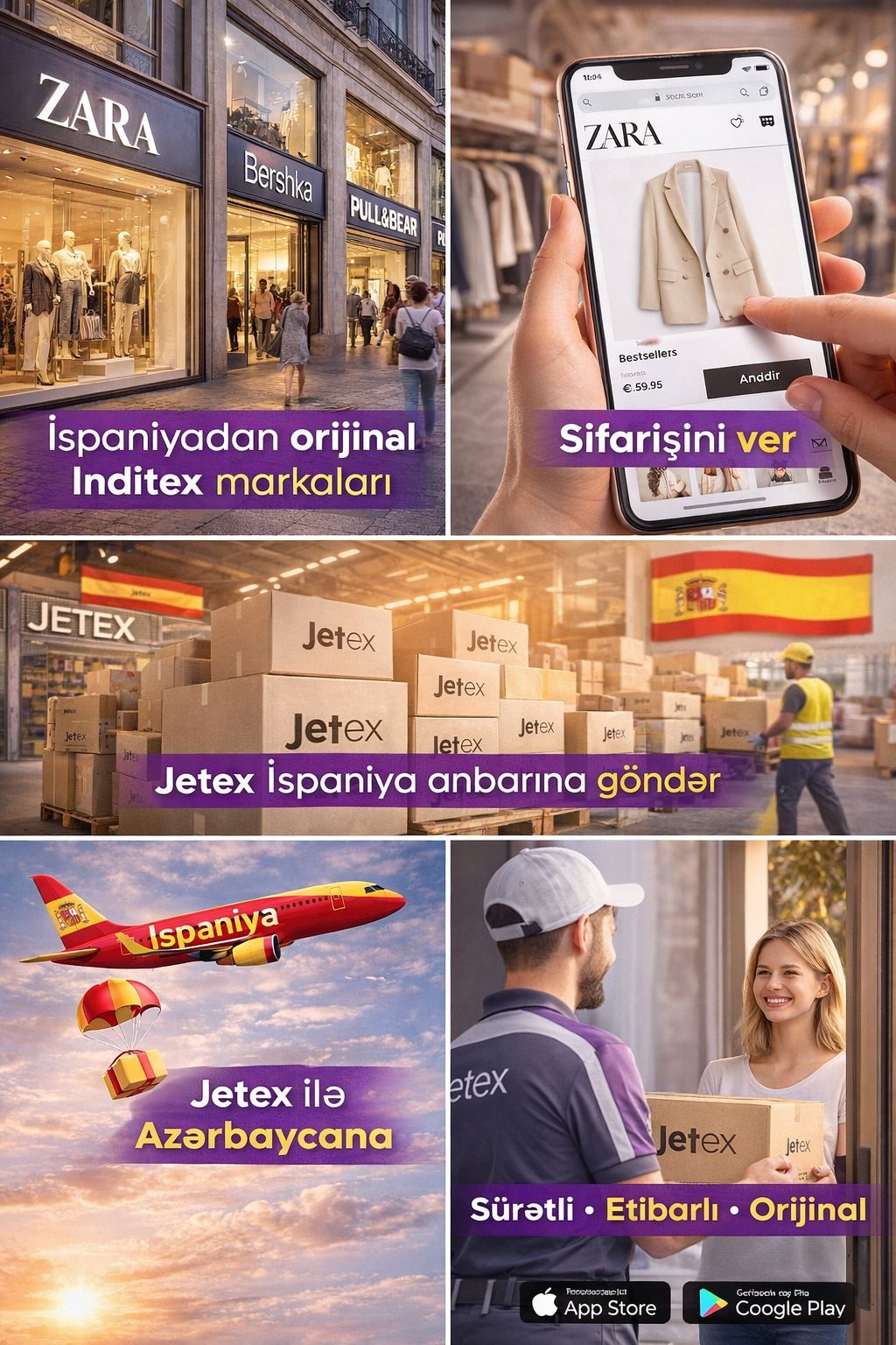 İspaniyadan sifarişlər