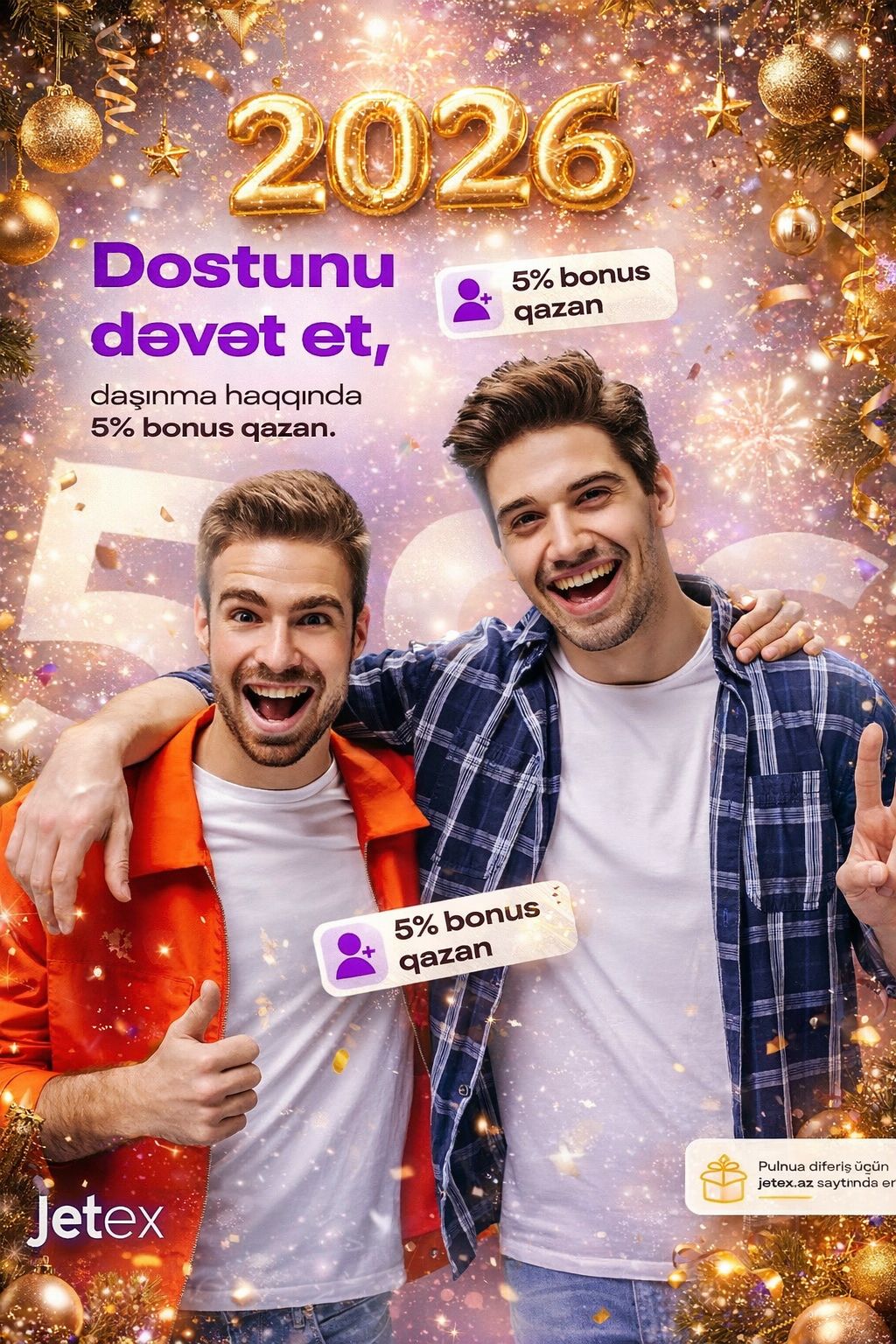 Dostunu gətir, 5% qazan