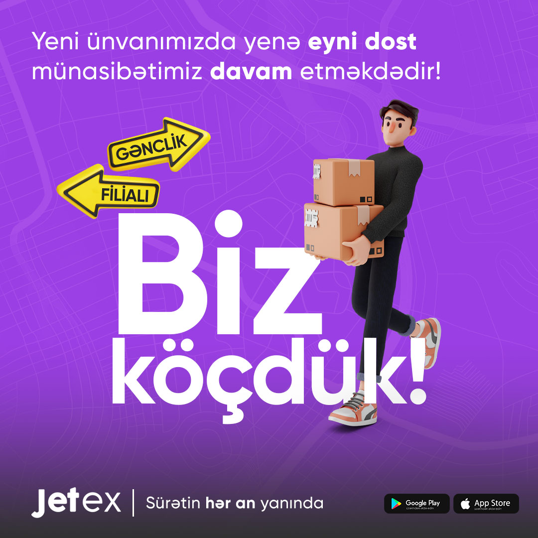 JetEX Gənclik filialının ünvanı dəyişdi!