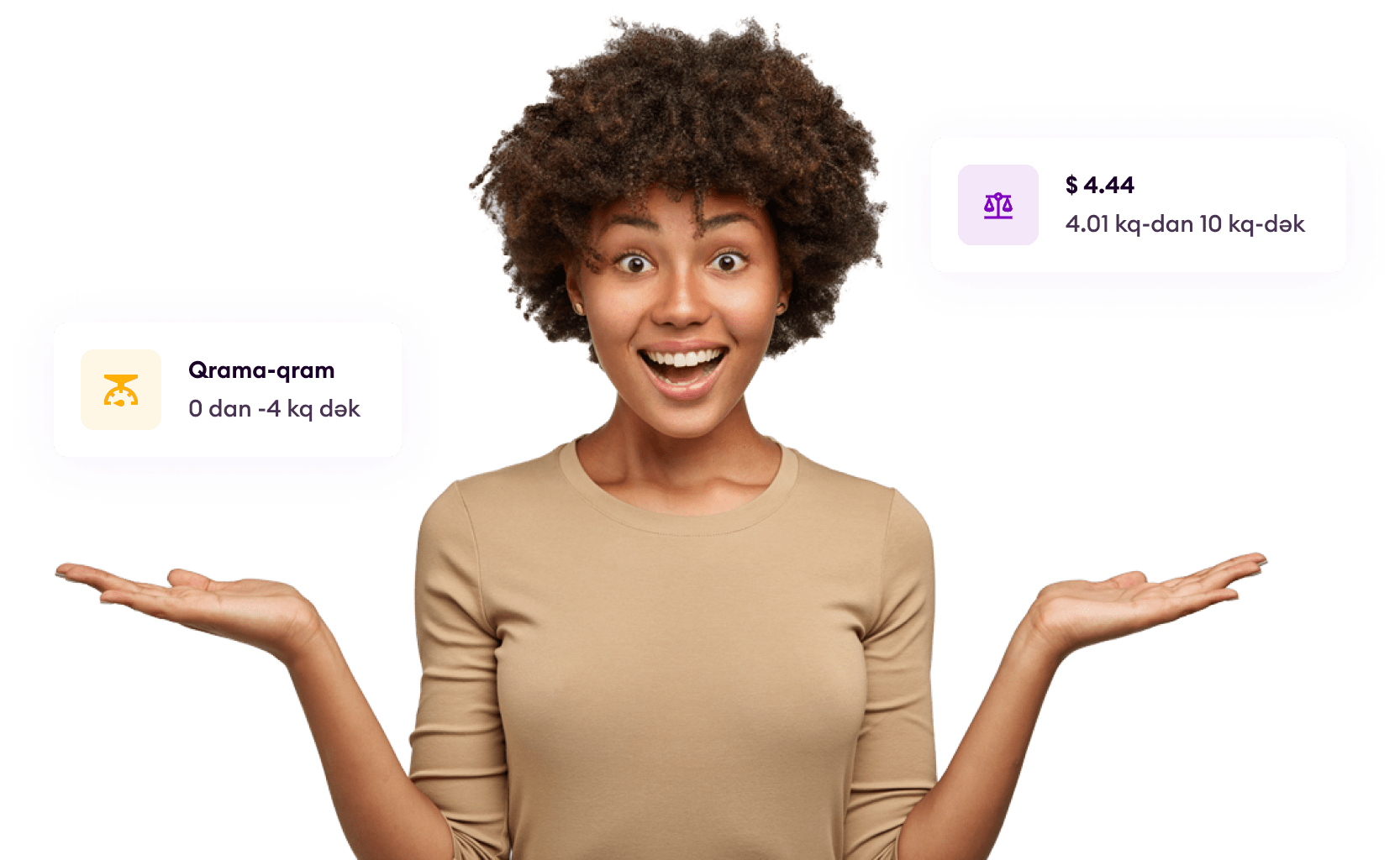 Sizə dəyər veririk — hər bağlamada sevgi, hər reysdə etibar.